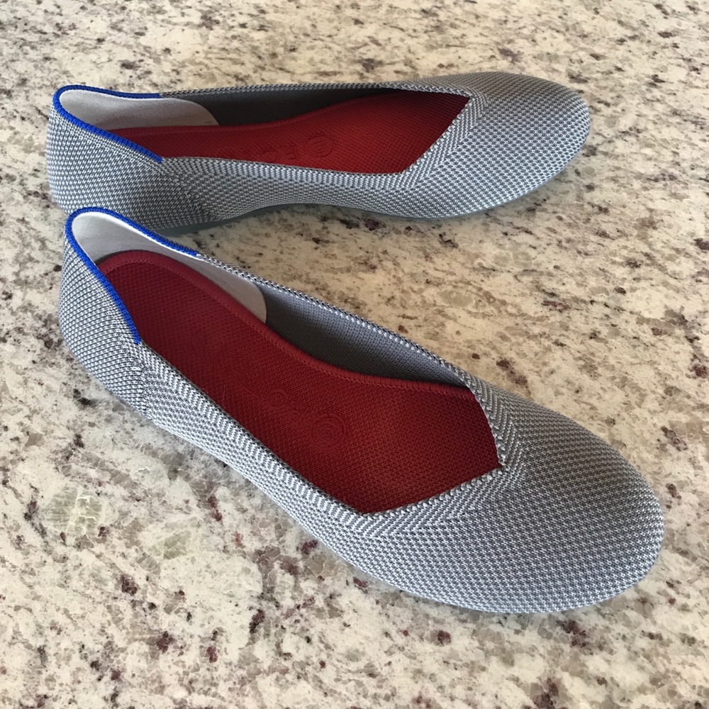 Rothy’s size 8 flats. Gray.